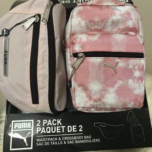 Puma Gift Set Waistpack & Crossbody Bag (Blush Pink)